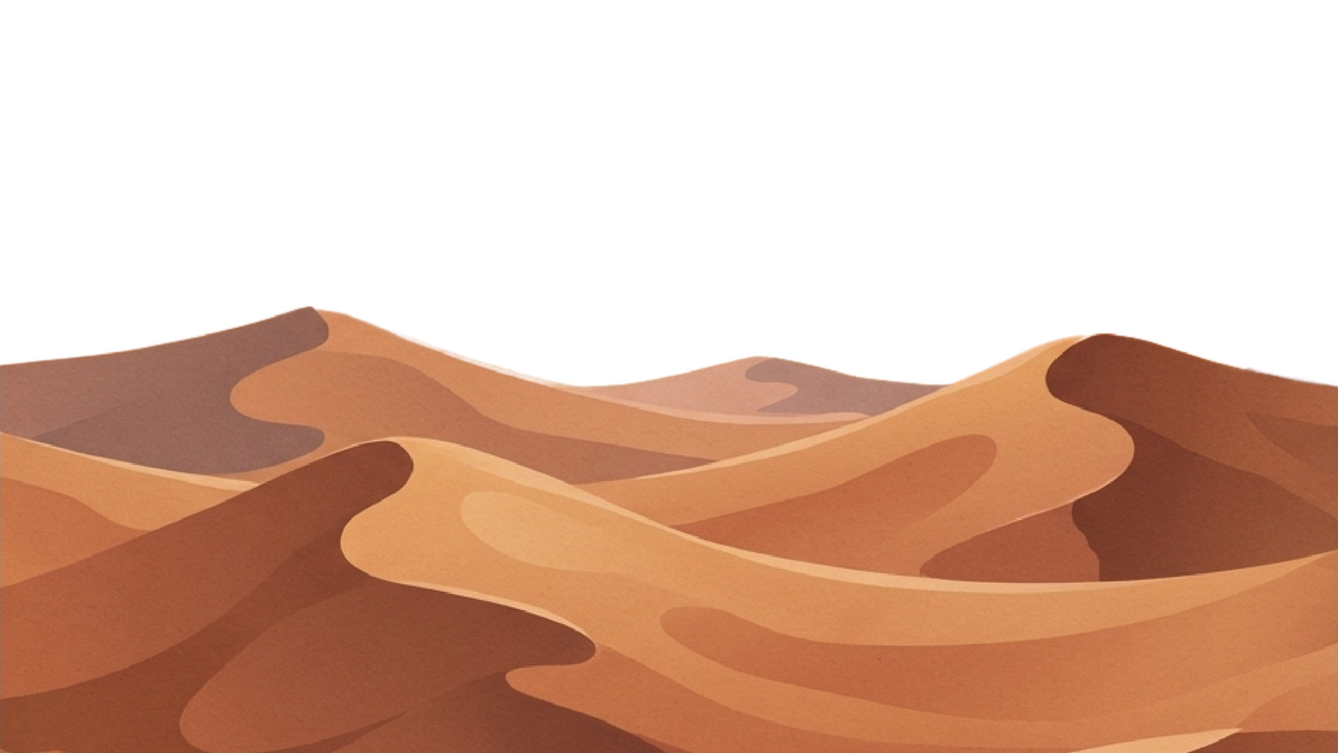 Desert dunes illustration